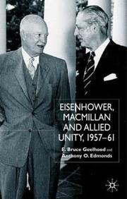 Eisenhower, Macmillan and allied unity, 1957-1961