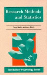 Cover of: Research Methods and Statistics (Introductory Psychology)