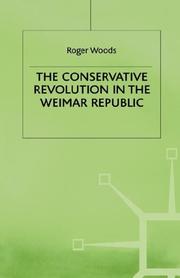 The conservative revolution in the Weimar Republic