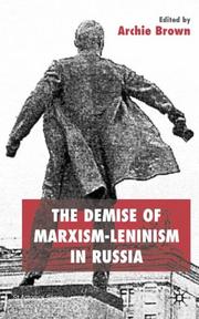 Cover of: The Demise of Marxism-Leninism in Russia (St. Antony's Series)