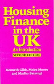 Housing finance in the UK : an introduction