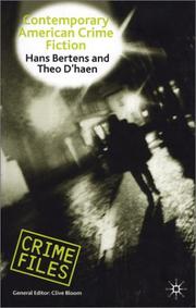 Cover of: Contemporary American crime fiction