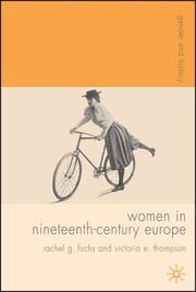 Cover of: Women in nineteenth-century Europe