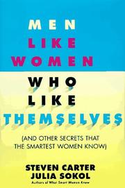 Cover of: Men like women who like themselves by Carter, Steven
