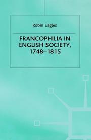 Francophilia in English society, 1748-1815