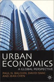 Cover of: Urban Economics by Paul N. Balchin, David Isaac, Jean Chen