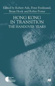 Cover of: Hong Kong in Transition