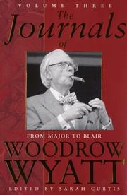 The journals of Woodrow Wyatt