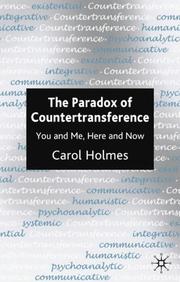 Cover of: The Paradox of Countertransference | Carol Holmes