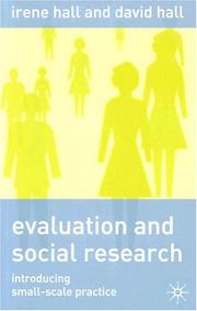 Evaluation and social research : introducing small-scale practice