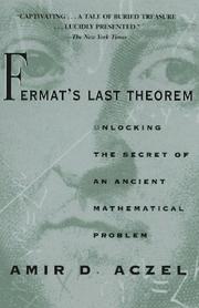 Cover of: Fermat's Last Theorem: Unlocking the Secret of an Ancient Mathematical Problem