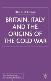 Britain, Italy, and the origins of the Cold War