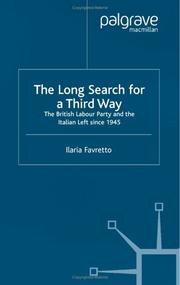 The long search for a third way : the British Labour Party and the Italian Left since 1945