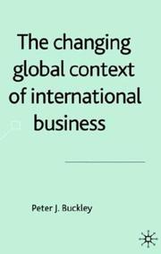 The changing global context of international business