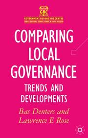 Comparing local governance : trends and developments