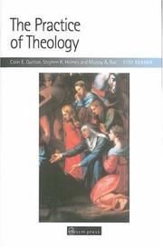 Cover of: The Practice of Theology: A Reader