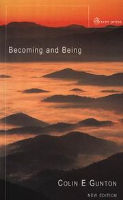 Becoming and being : the doctrine of God in Charles Hartshorne and Karl Barth