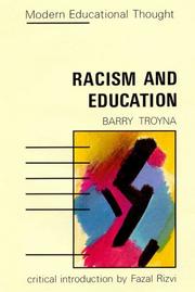 Racism and education : research perspectives