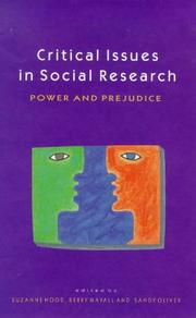 Critical issues in social research : power and prejudice