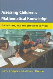 Assessing children's mathematical knowledge : social class, sex, and problem-solving