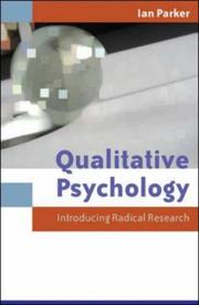 Qualitative psychology : introducing radical research