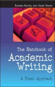 Cover of: The Handbook of Academic Writing