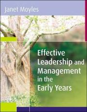 Cover of: Effective Leadership and Management in the Early Years