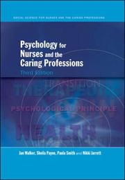 Psychology for nurses and the caring professions