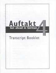 Auftakt : get ahead in German. 4, Transcript booklet