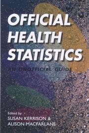 Official Health Statistics by Susan Kerrison