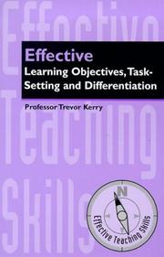 Effective learning objectives, task-setting and differentiation