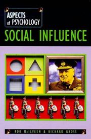 Cover of: Social Influence (Aspects of Psychology)