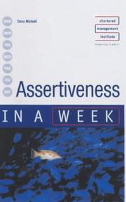 Cover of: Assertiveness in a Week (In a Week)