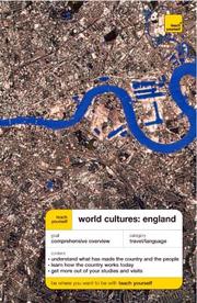 Cover of: Teach Yourself World Cultures: England (Teach Yourself Languages)