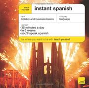 Cover of: Teach Yourself Instant Spanish (Teach Yourself Instant Courses) by Elisabeth Smith
