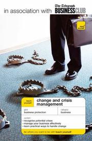 Change and crisis management