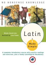 Latin made simple by Rhoda A. Hendricks