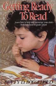 Cover of: Getting ready to read by Betty Virginia Doyle Boegehold