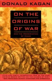 Cover of: On the Origins of War by Donald Kagan