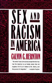 Cover of: Sex and Racism in America