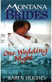 Cover of: One Wedding Night (Montana Brides)