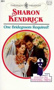 Cover of: One Bridegroom Required