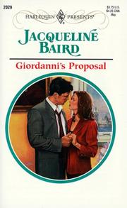 Cover of: Giordanni'S Proposal