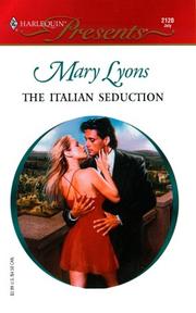 Cover of: The Italian Seduction