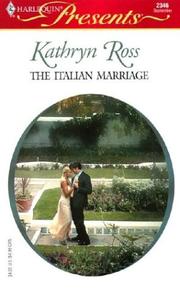 Cover of: The Italian marriage
