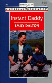 Cover of: Instant Daddy (Harlequin American Romance, 783)