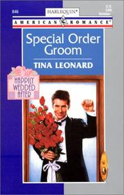 Cover of: Special Order Groom (Harlequin American Romance, No. 846)