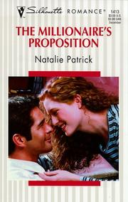 Cover of: The Millionaire's Proposition