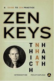 Cover of: Zen keys by Thích Nhất Hạnh