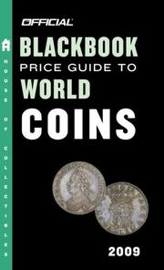 Cover of: The Official Blackbook Price Guide to World Coins 2009